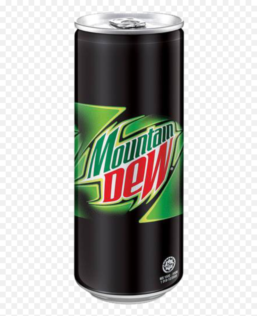 Download Hd Mountain Dew Slim Can - Black And White Mountain Dew Can Png,Mountain Dew Can Png