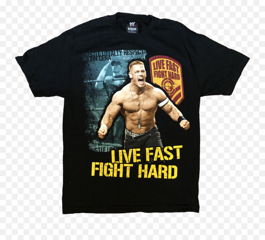 Vintage 2005 John Cena Live Fast Fight Hard Shirt Beyond 94 - Live Fast Fight Hard John Cena Png,Cena Png