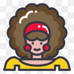 Afro Icon - Illustration png
