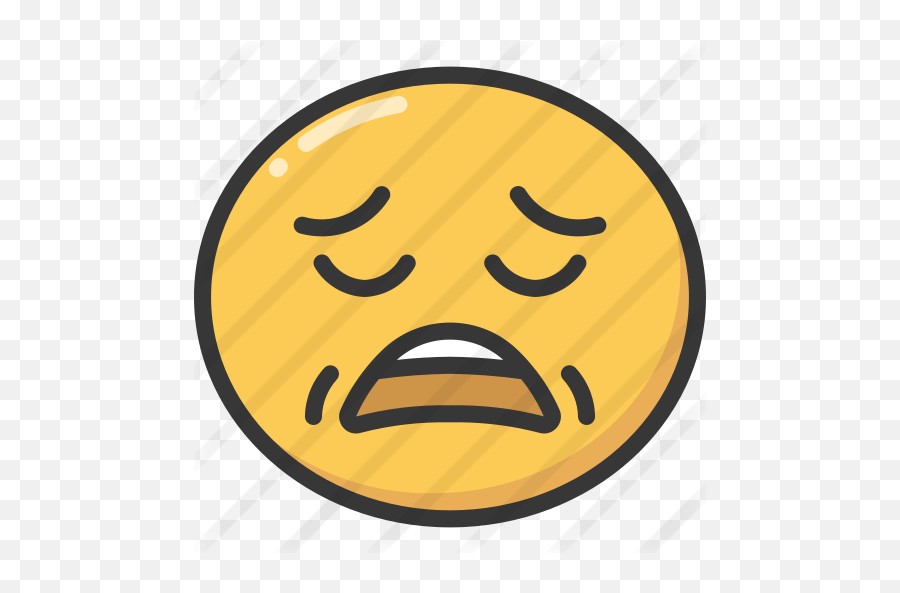 Tired - Free Smileys Icons Clip Art Png,Tired Emoji Png
