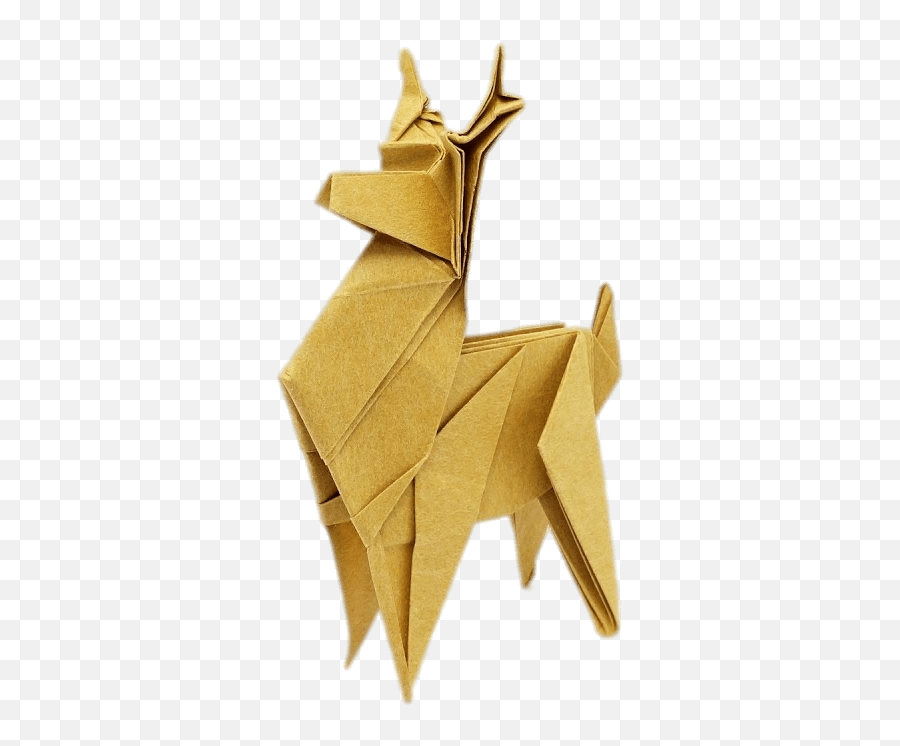 Origami Reindeer Transparent Png - Transparent Background Origami Clipart,Reindeer Transparent