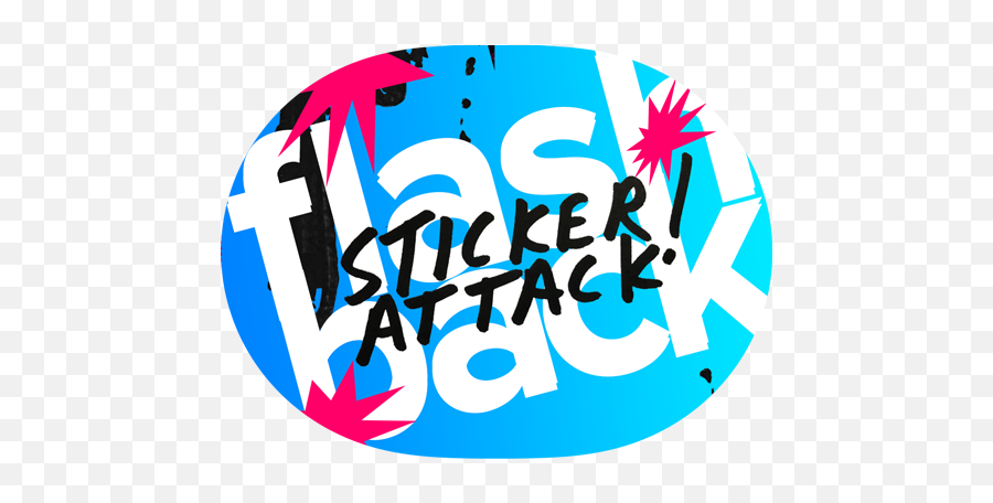 Imessage Stickers - Flashback Sticker Attack Graphic Design Png,Imessage Png