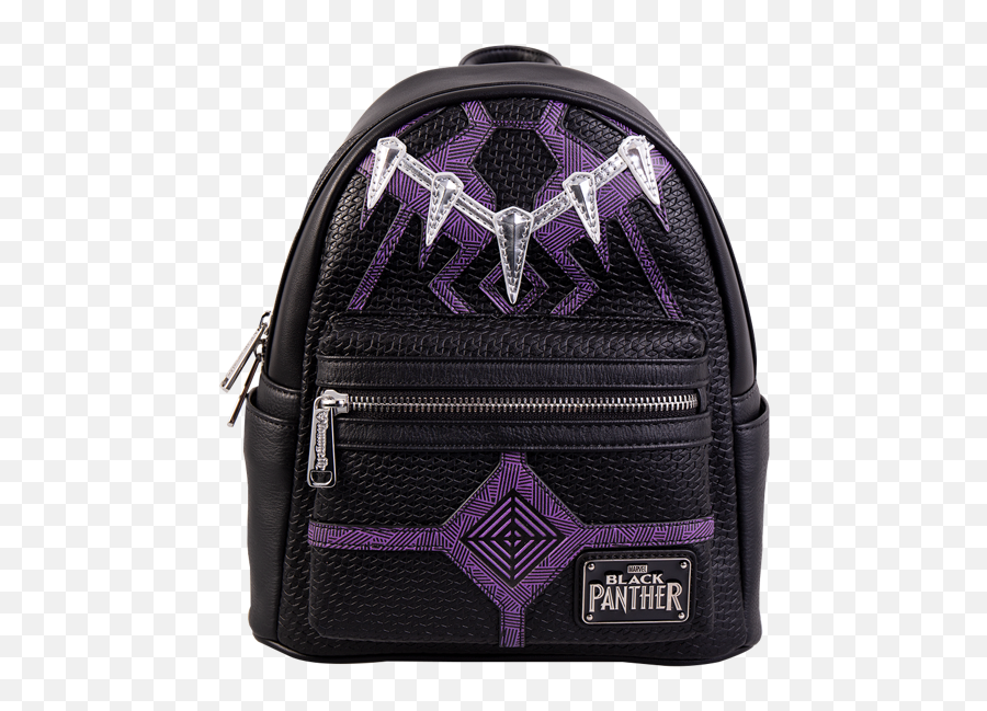 Marvel - Black Panther Loungefly Mini Backpack Handbag Png,Black Panther Logo Marvel