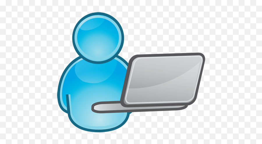 Library Of Computer User Picture Royalty Free Png Files - Computer User,Computer Clip Art Png