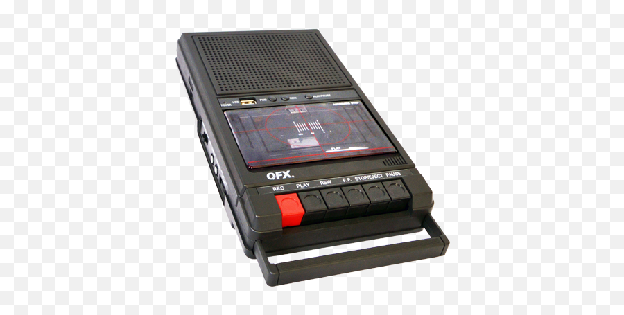 Download Qfx Retro - 39 Portable Cassette Recorder W Usb Tape Recorder Png,Cassette Tape Png