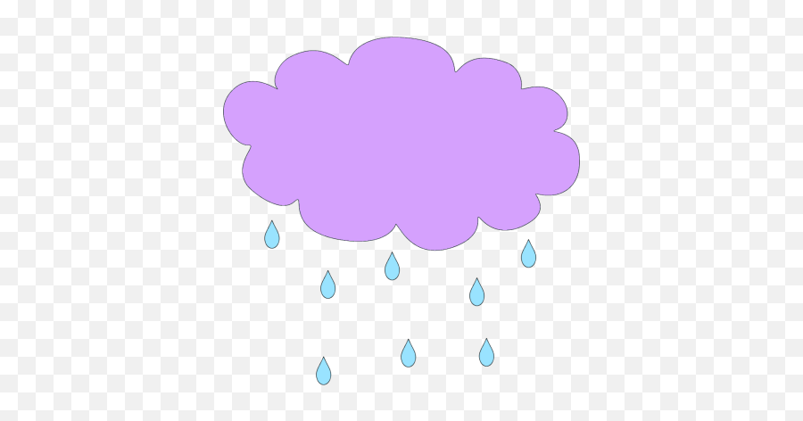 Rain Cloud Clipart 13 - Wikiclipart Purple Rain Clip Art Png,Rain Cloud Png