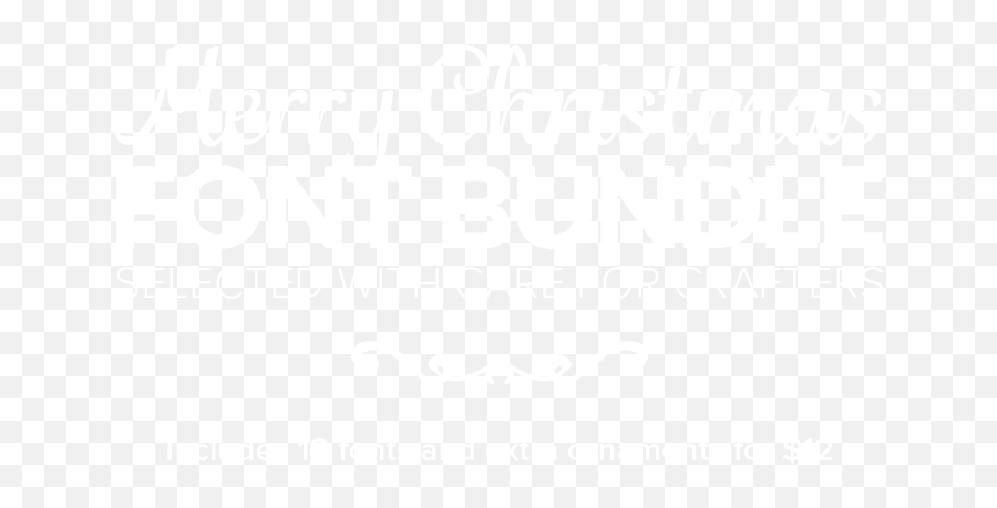 Download Hd Merry Christmas Fonts Bundle - Hyatt White Logo Heartsrevolution Switchblade Png,Merry Christmas Logo