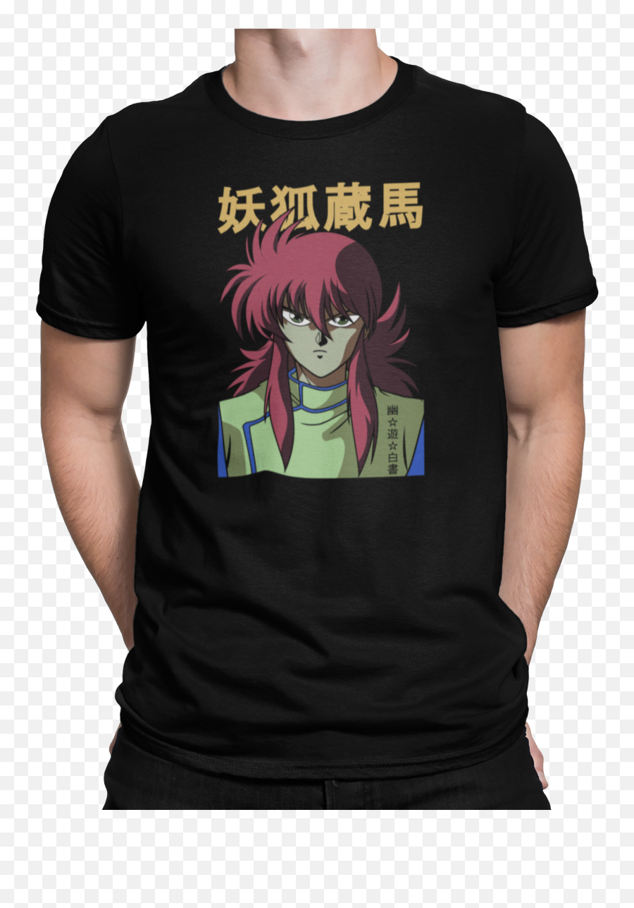 Kurama210p Yu Hakusho Ghost Fighter Kurama Dennis Inspired T - Shirt For Men Unisex By Baru John Rick T Shirt Png,Yu Yu Hakusho Png