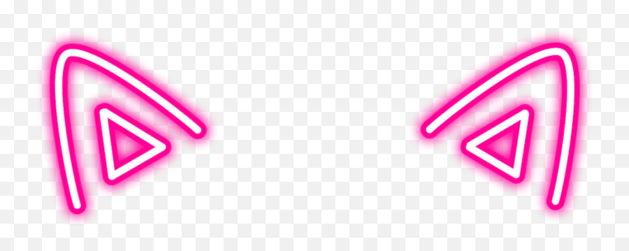 Freetoedit Pink Neon Cat Sticker By Kristal Brown - Hicks Neon Cat Ears Png,Cat Ears Png