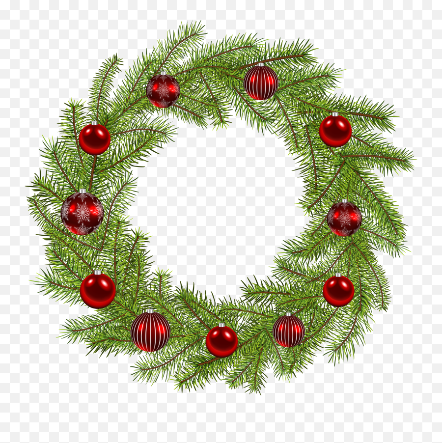 Deco Christmas Wreath Png Clip Art Image Wreaths - Transparent Background  Christmas Wreath Transparent Wreath Clipart,Christmas Garland Png - free transparent  png images 