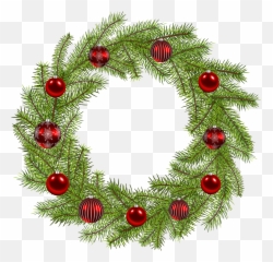 Deco Christmas Wreath Png Clip Art Image Wreaths - Transparent Background Christmas Wreath Transparent Wreath Clipart,Christmas Garland Png