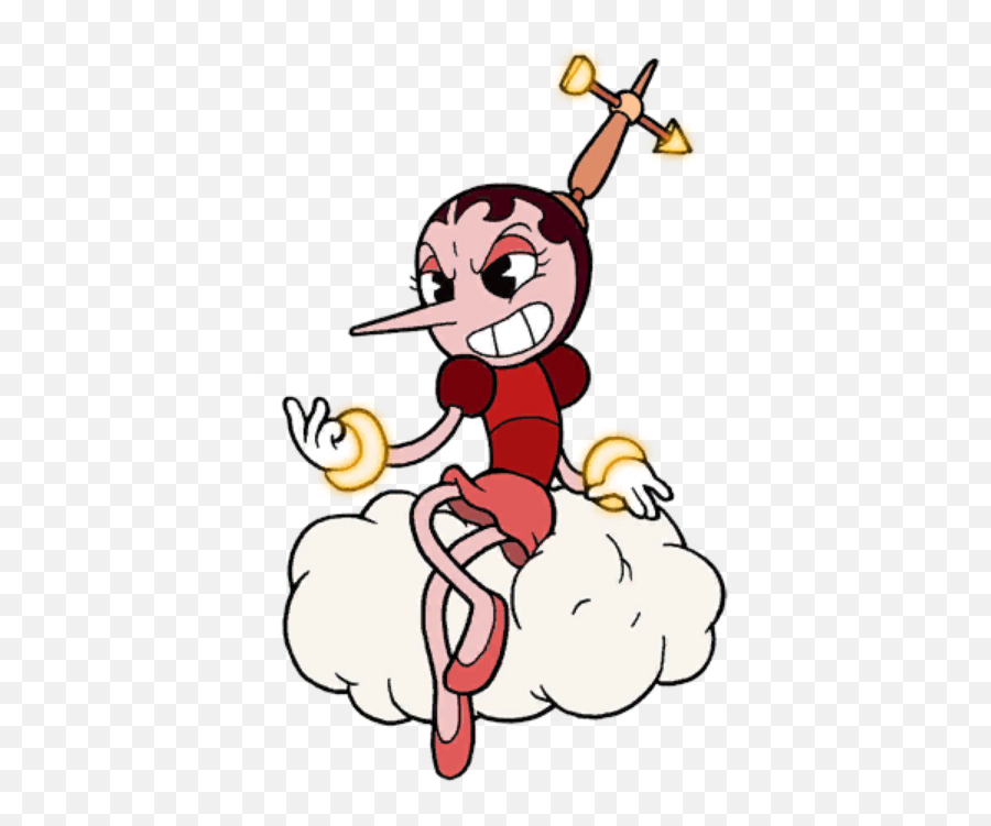 Hilda Berg Intro Sprite - Cuphead Bosses Hilda Berg Cuphead Hilda Berg Png,Cuphead Png