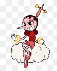 Hilda Berg Intro Sprite - Cuphead Bosses Hilda Berg Cuphead Hilda Berg Png,Cuphead Png