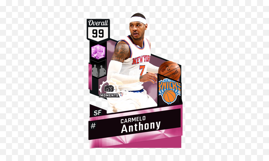 Carmelo Anthony - Nba 2k17 Custom Card 2kmtcentral Dwight Howard 2k Card Png,Carmelo Anthony Png