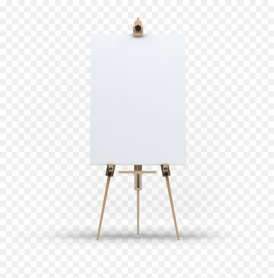 Portrait Canvas - Whiteboard Png,Easel Png