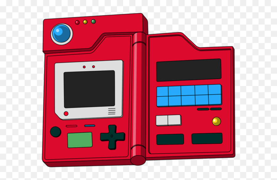 Red And Blue Pokedex Png