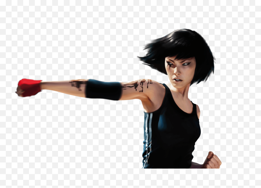 Mirrors Edge Punch Transparent Png - Faith Connors Mirrors Edge 1,Edge Png