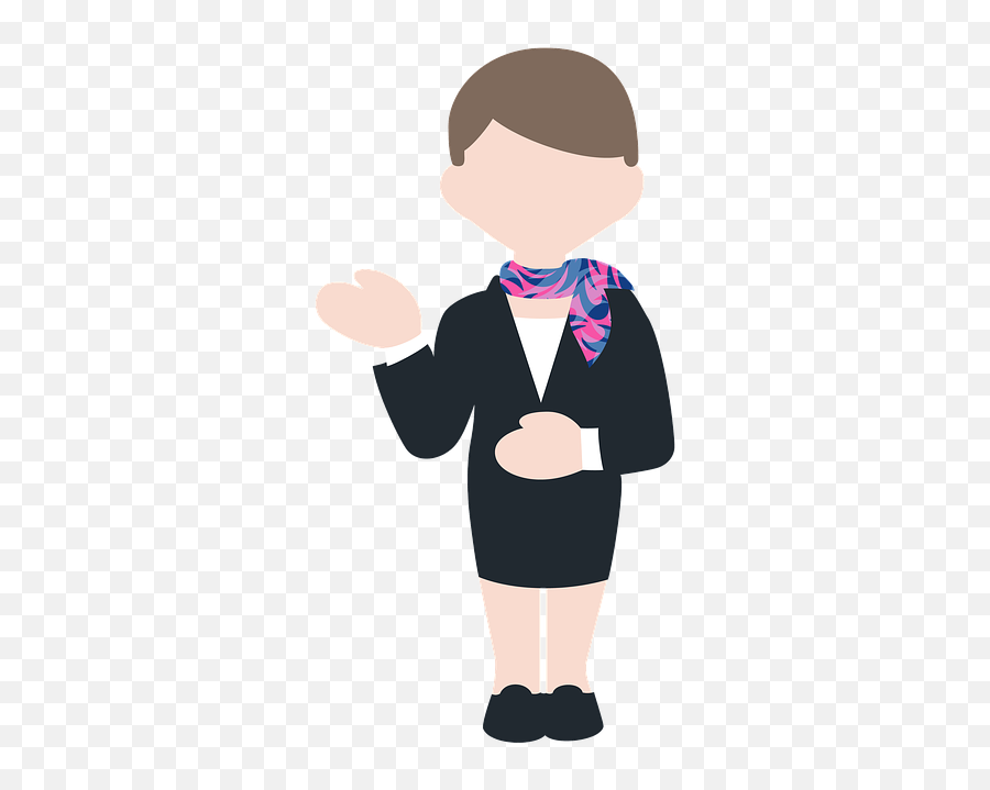 Concierge Clipart Transparent Png - Flight Attendant Clipart Png,Etika Png