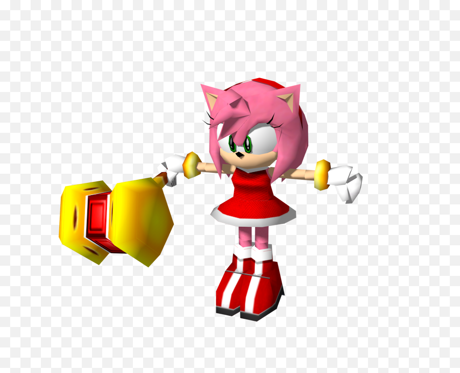 Sonic Adventure Amy Rose - Sonic Adventure Amy Rose Model Png,Amy Rose Png