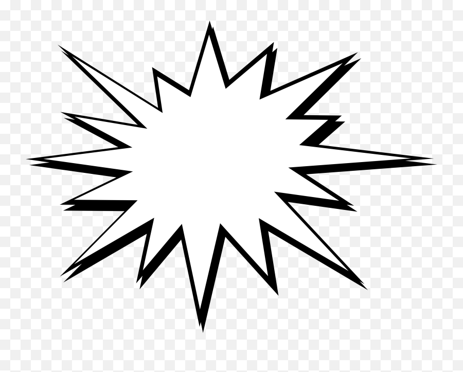 20 Comic Boom Explosion Vector Png Transparent Svg Vol 2 - White Comic Explosion Png,Png File Download