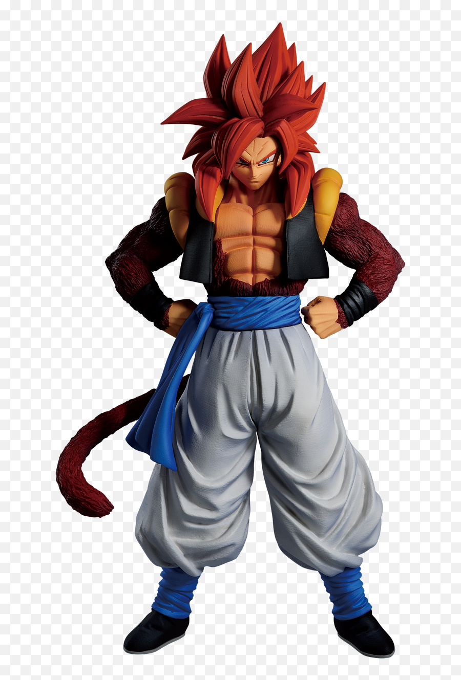 Super Saiyan 4 Gogeta The Greatest Dragon Ball Gt Bandai Ichiban - Gogeta Super Saiyan 4 Png,Gogeta Png