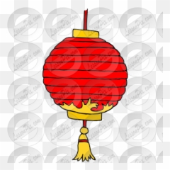 Chinese Lantern Picture For Classroom Therapy Use - Great Clip Art Png,Chinese Lantern Png