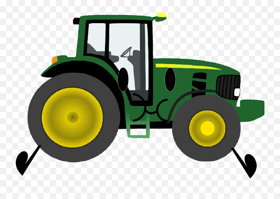 John Deere Clip Art Christmas Tractor - Farm Tractor Clipart Png,John Deere Png