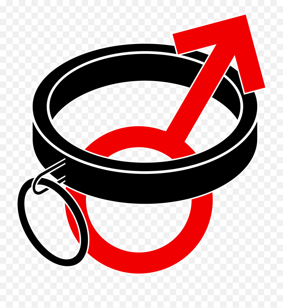 Bdsm - Collared Male Submissive Symbol Png,Male Symbol Png