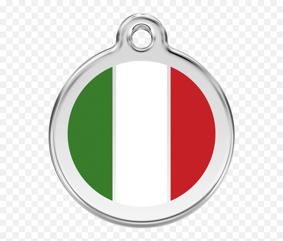 Italian Flag - Red Dingo Italian Flag Dog Tag Png,Italy Flag Png