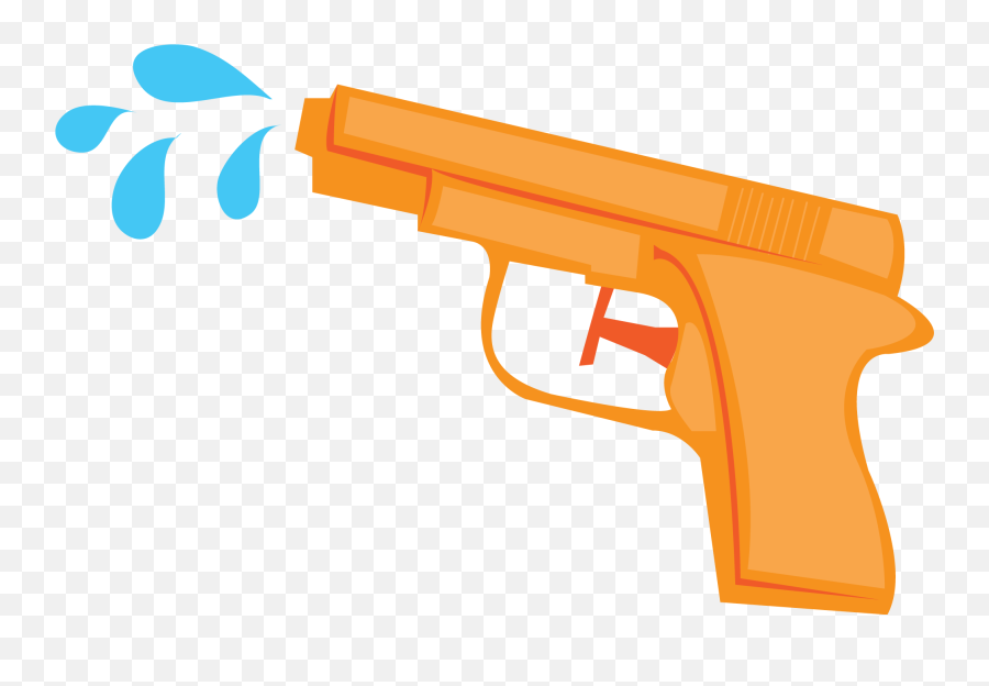 Clipart Gun Transparent Background - Transparent Water Gun Clipart Png,Revolver Transparent Background