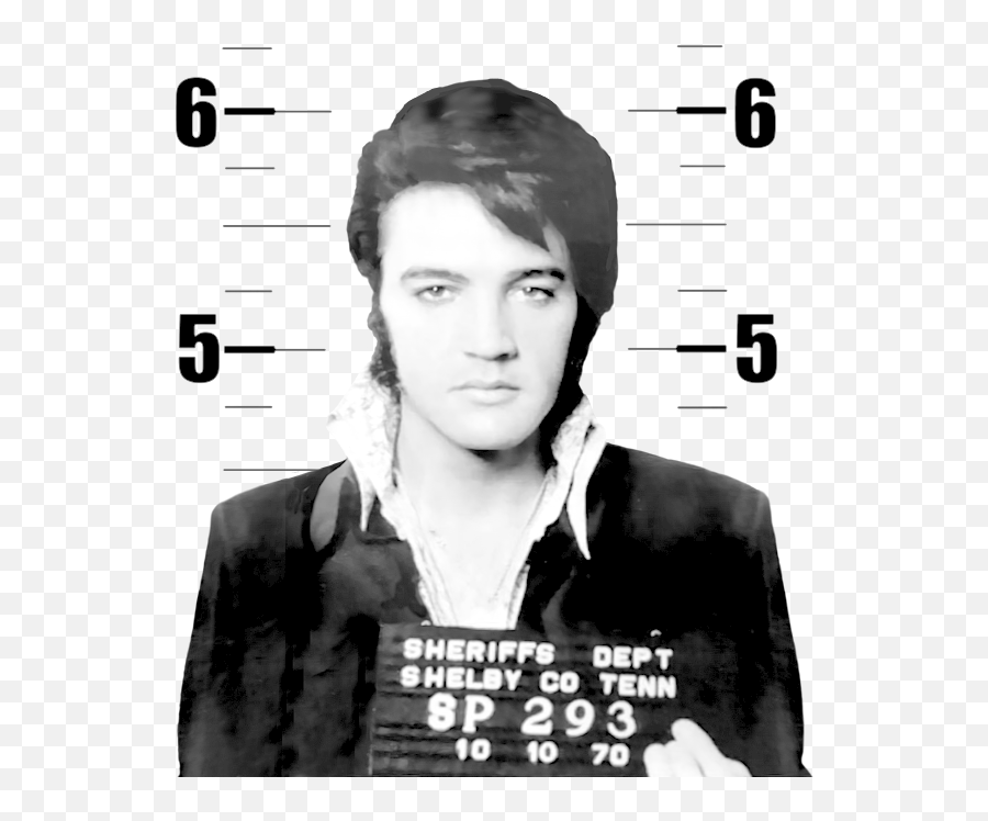 Elvis Presley T - Shirt Spiral Notebook Elvis Presley Mugshot Png,Elvis Presley Png