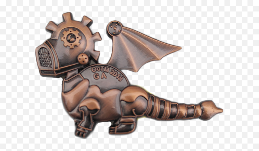 Copper Gear Dragon - Revolver Png,Steampunk Gears Png