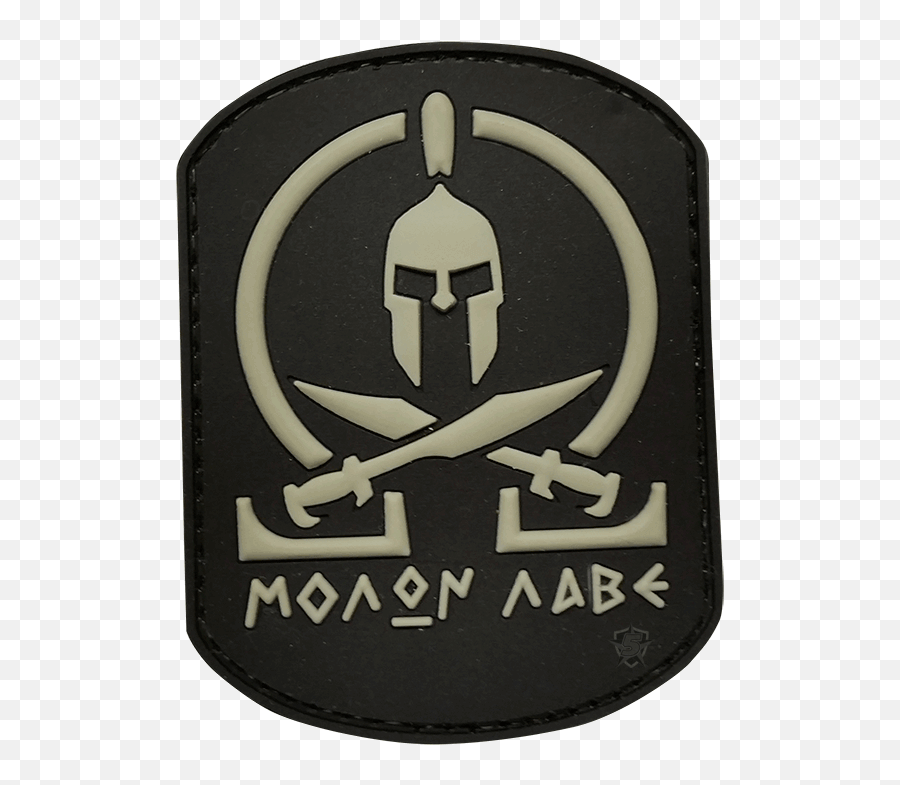 Black Molon Labe Morale Patch - Molon Labe Png,Molon Labe Logo