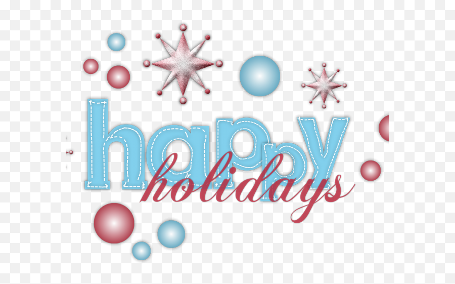 Generic Holiday Cliparts - Happy Holidays Blue Backgrounds Png,Happy Holiday Png