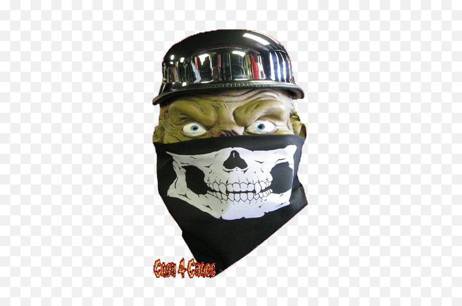 Skull Mask Bandanna - Glovesbandannas Accessories Skull Face Mask Png,Skull Mask Png