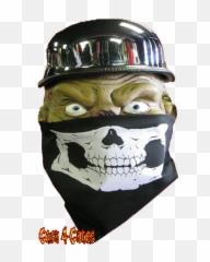 Skull Mask Bandanna - Glovesbandannas Accessories Skull Face Mask Png,Skull Mask Png