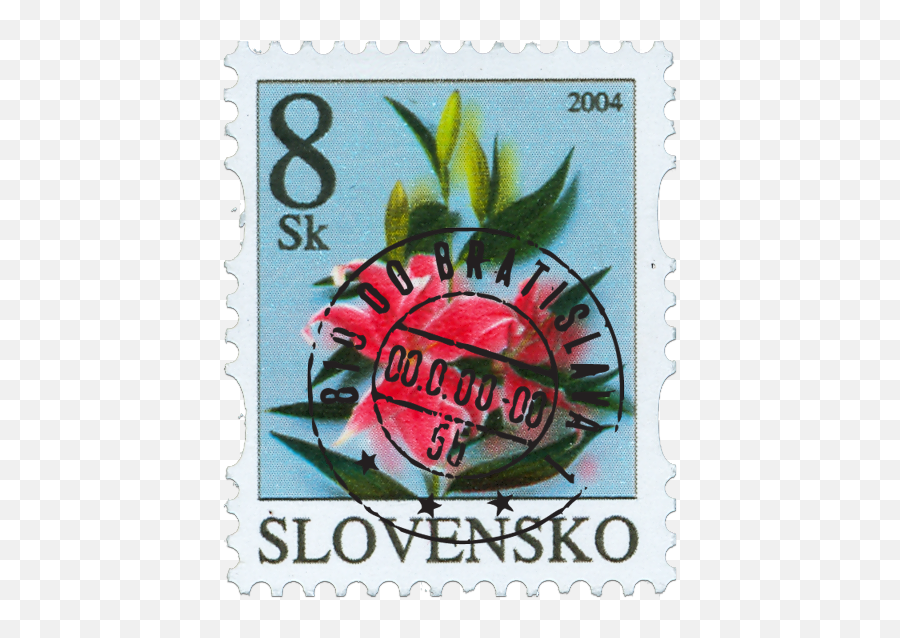 Pofis - Catalog Products Flower Definitive Stamp Edmonton Folk Music Festival Png,Cancelled Stamp Png