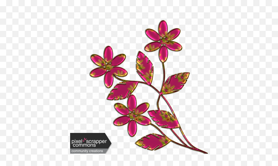 Doodle Flower Graphic By Joyce Crosby Pixel Scrapper - Clip Art Png,Flower Graphic Png