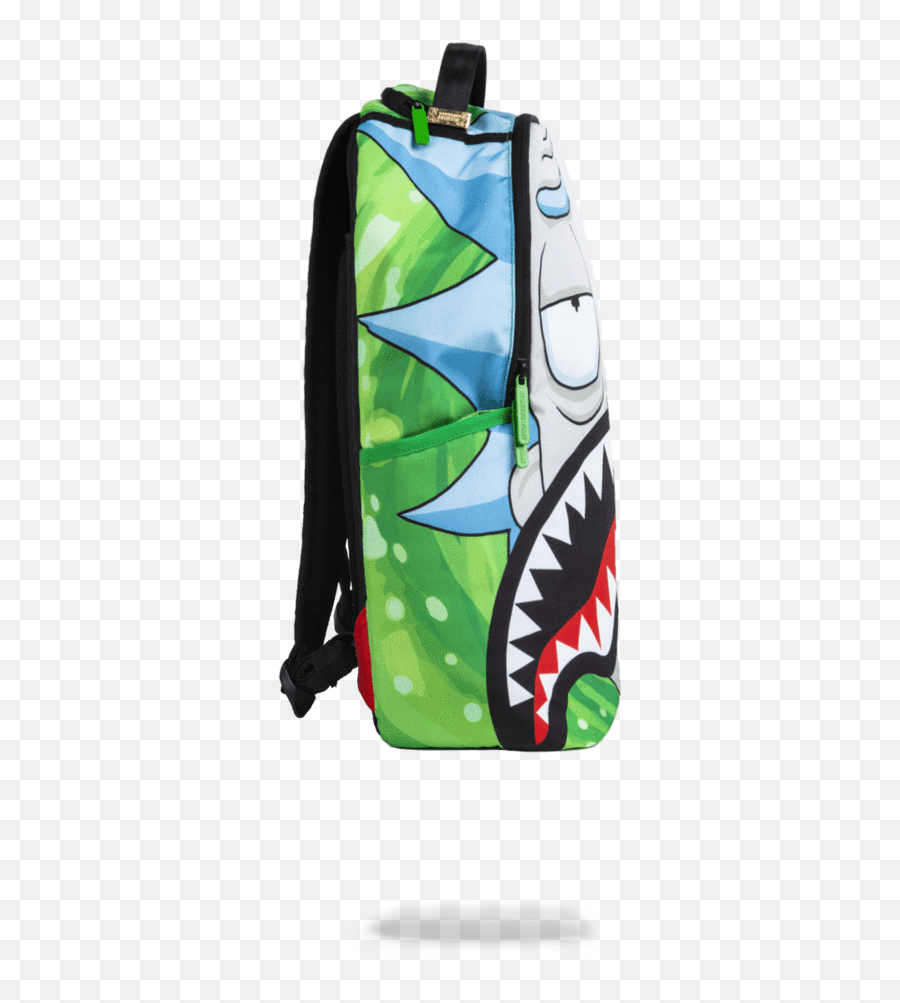 Sprayground Rick And Morty Shark - Sprayground Bape Backpack Png,Bape Shark Png