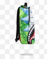 Sprayground Rick And Morty Shark - Sprayground Bape Backpack Png,Bape Shark Png
