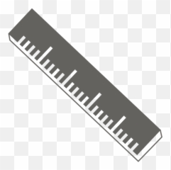 Straight Ruler Grey Icon - Transparent PNG u0026 SVG vector file Horizontal