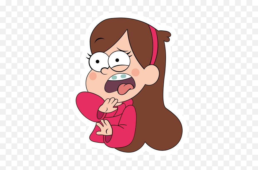 Gravity Falls Mabel Pines Disgusted - Gravity Falls Mabel Disgust Png,Mabel Pines Icon