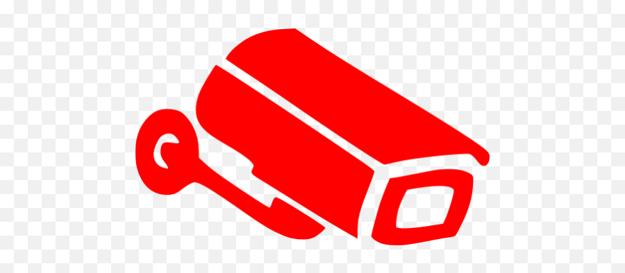 Red Security Camera Icon - Horizontal Png,Video Surveillance Camera Icon