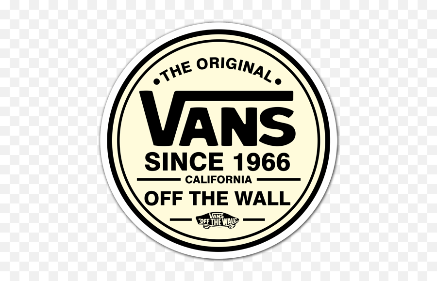 Vans Sticker Design Logo - Original Vans The Logo Png,Vans Logo Transparent - free transparent images - pngaaa.com