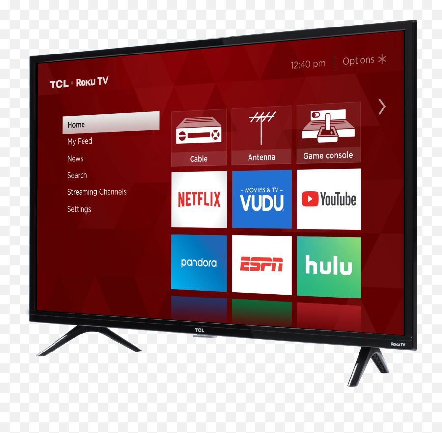 Tcl Class 1080p Fhd Led Roku Smart - Tcl Roku Tv Png,Bdi Icon Tv Stand