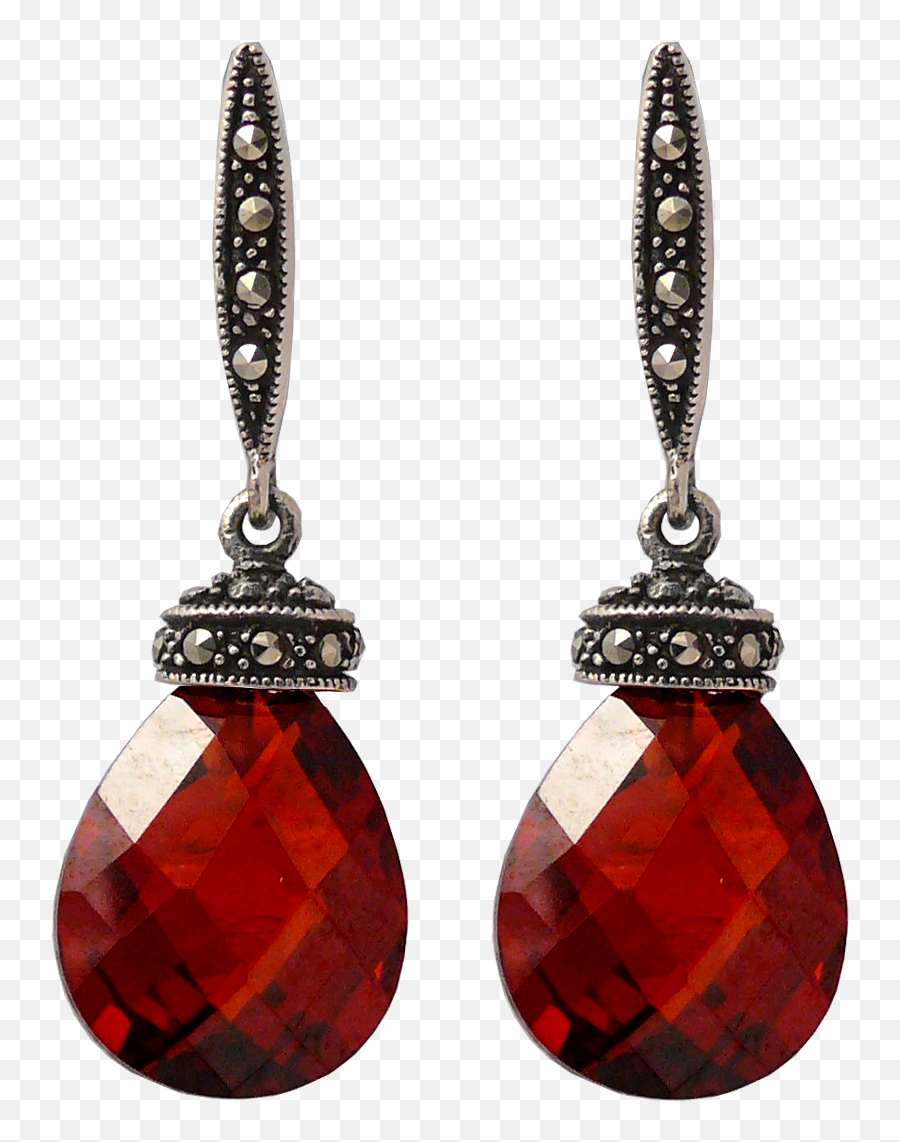 Download Red Diamond Earrings Png Image - Red Earrings Png,Diamond Earring Png