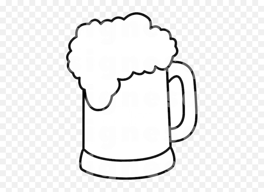 Beer Mug Transparent PNG Clip Art Image​
