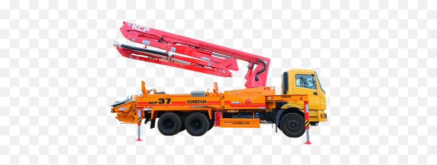 42 Mtr Boom Pump Truck - Concrete Pump Png,Sun Beam Png