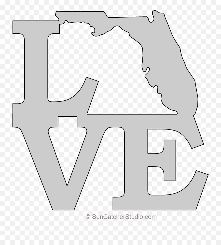 Free Florida Map Outline Png Download - Sticker,Florida Map Png