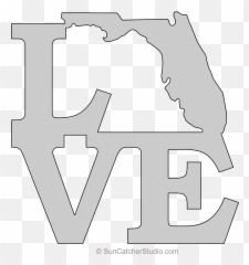 Free Florida Map Outline Png Download - Sticker,Florida Map Png